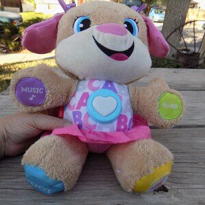Girl Fisher Price Plush Learning Puppy *
